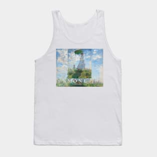 PANTONE MONET -  Claude Monet's Madame Monet and Her Son (1875) by Claude Monet Portrait POSTER Tank Top